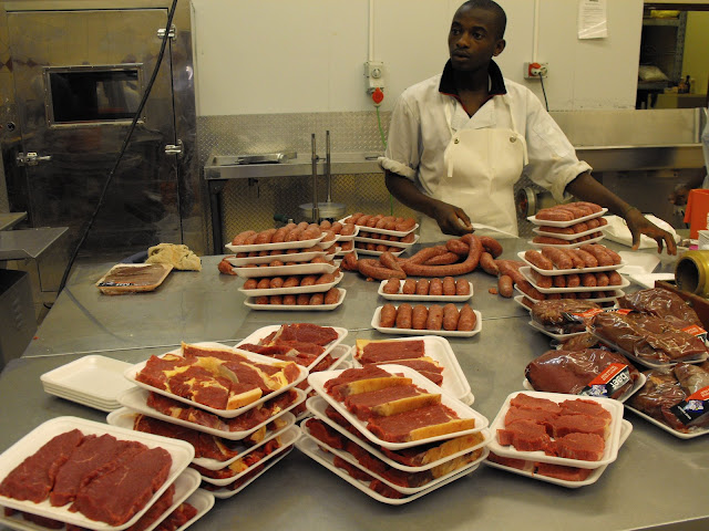 6 Janvier - La boucherie du supermarche Shoprite