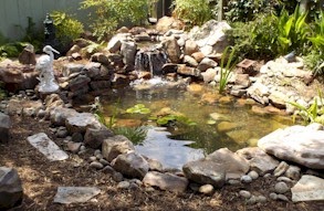 247 Waterfalls: Build a garden ponds waterfall feature in your backyard