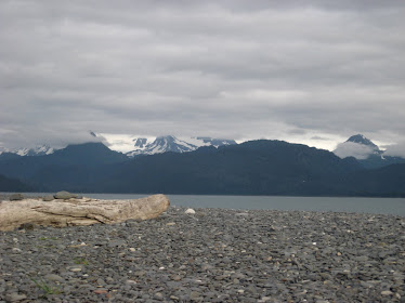 The view from our campsite in Homer