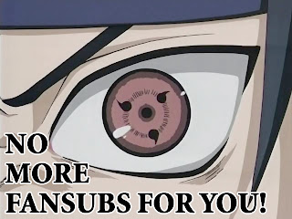 No more Naruto fansubs for YOU!