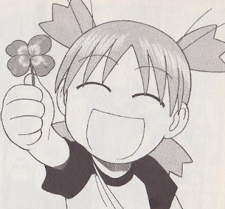 Yotsuba finds a four-leaf clover