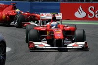Ferrari's Fernando Alonso Valencia 2010