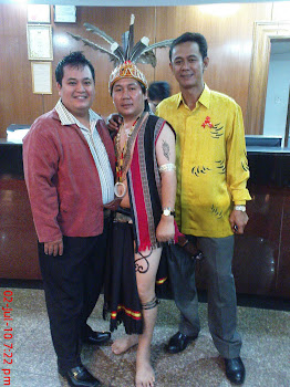 Begambar enggau DJ Francis maya Ngiling Bidai 2010