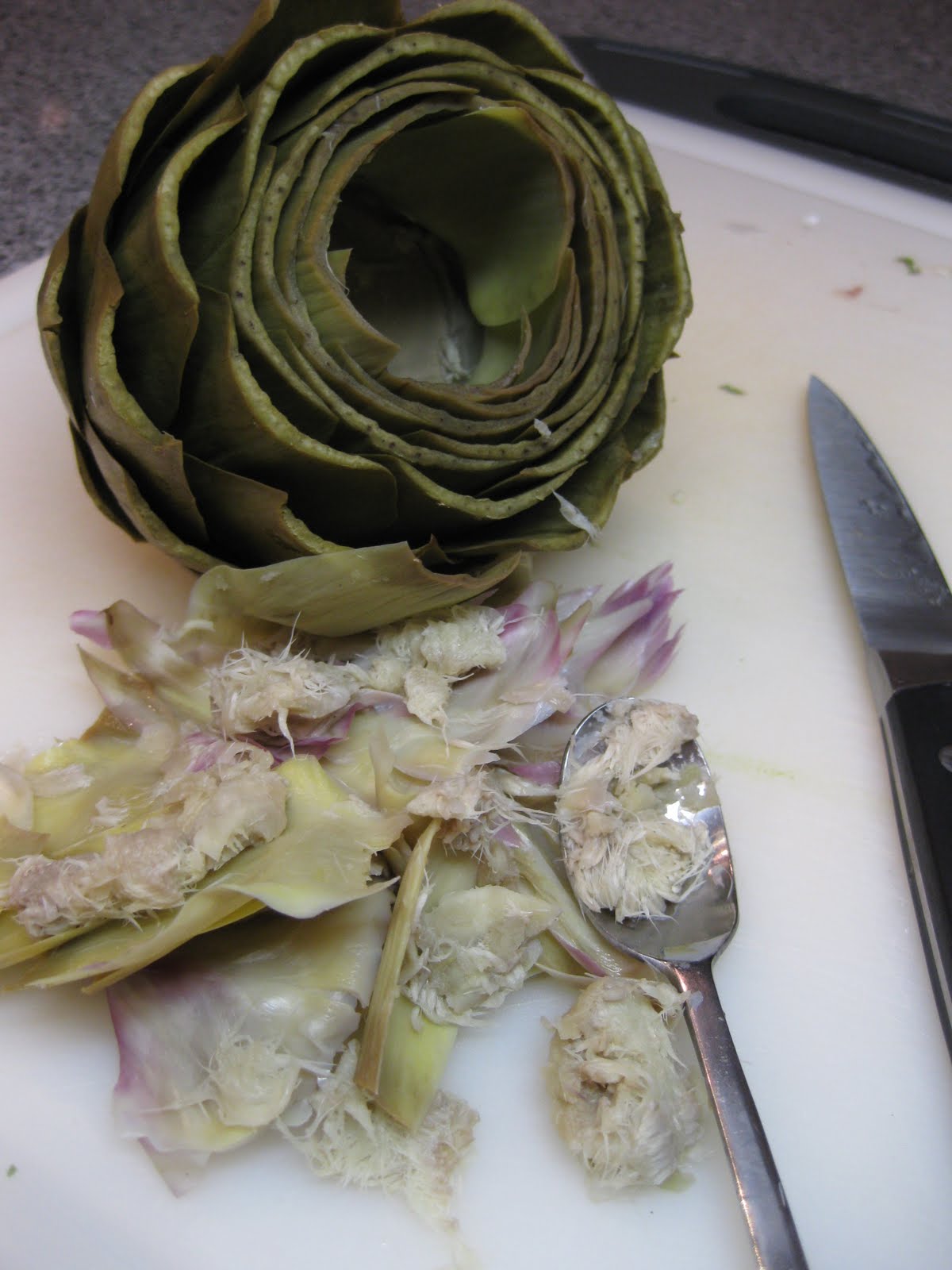 Dinner at Christina's BSI Artichoke (Stuffed Artichoke)