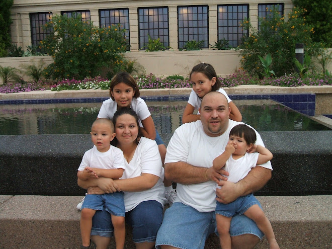 Daughter, husband and kids at Temple