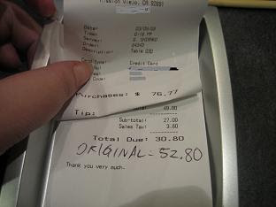 Nordstrom Receipt