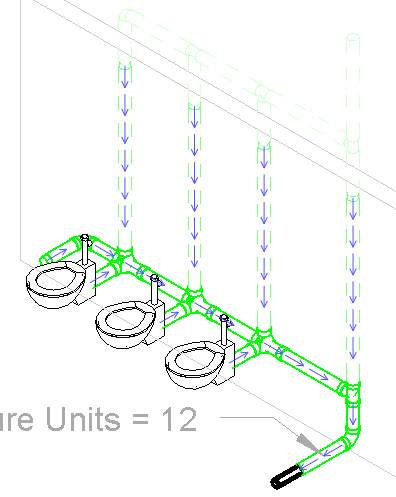 Sanitary pipe fittings autocad