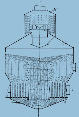 Calandria pan for low-grade massecuite