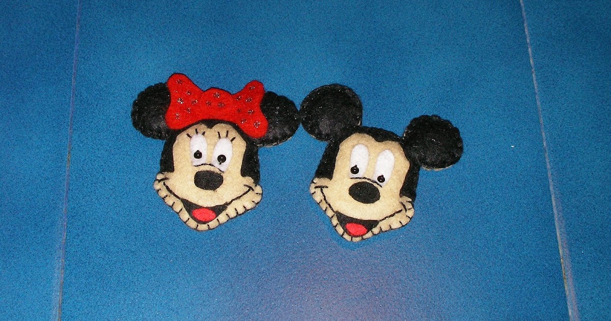 Fieltro, la locura: Mickey y Minnie de Fieltro!!!