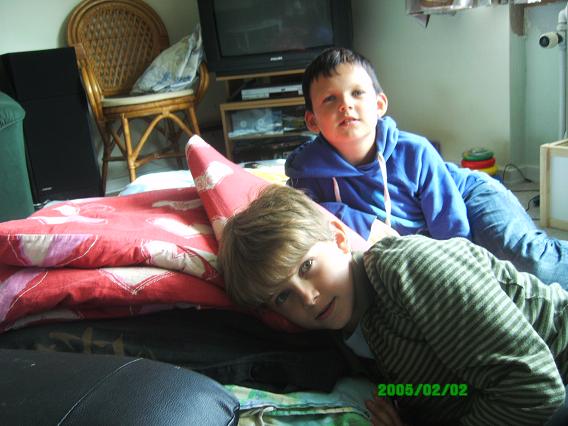 min lillebror og min store søn