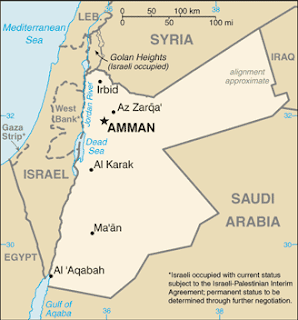 map of Jordan