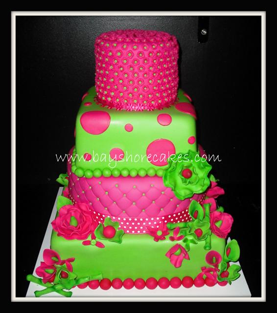 Pink Green Thursday Cakes
