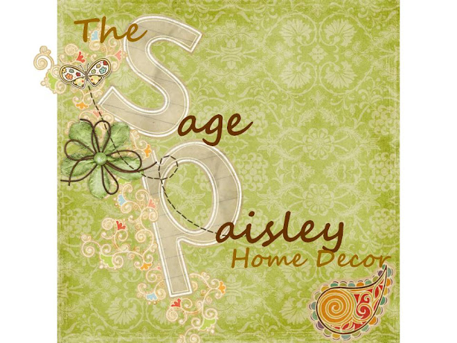 the Sage Paisley~ Home Decore
