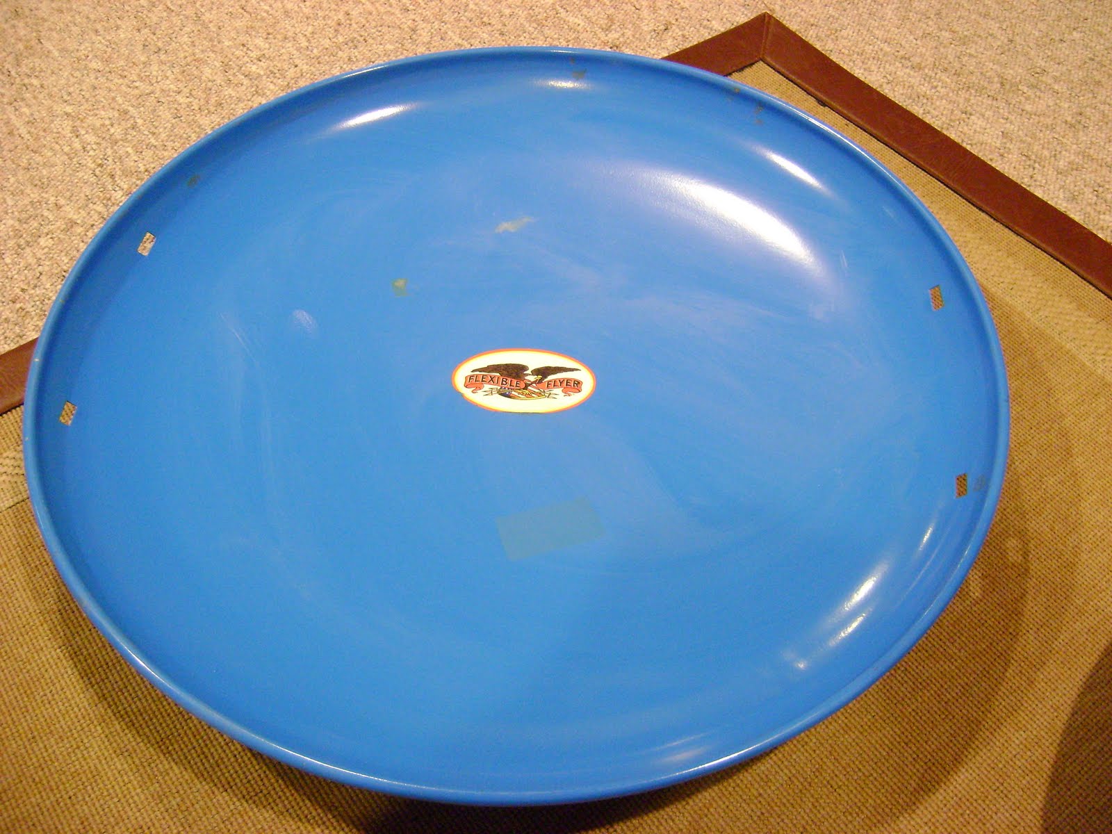 Adventures In Ebay 3 Flexible Flyer metal saucer snow sleds