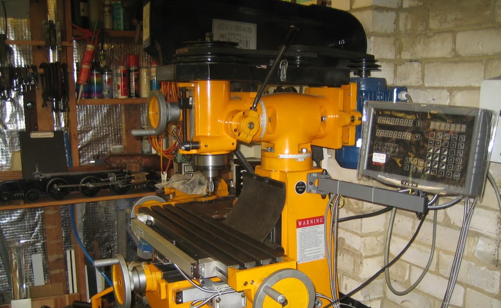 mTECH and other DRO 152 mTech DRO2M on Milling machine from Dugson