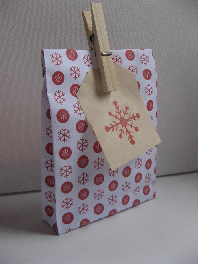 Gingham Cherry Christmas sacks