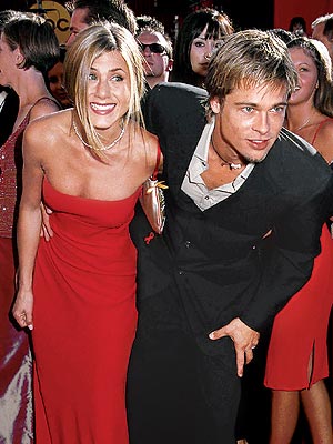 brad pitt and jennifer aniston wedding pictures brad pitt and jennifer