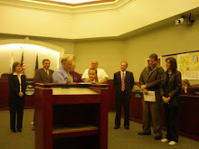 Mayor of West Jordan Presenting Kayden with Certificate of Accomplishment