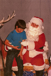 Andy with Santa