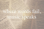 where words fail, music speaks/
