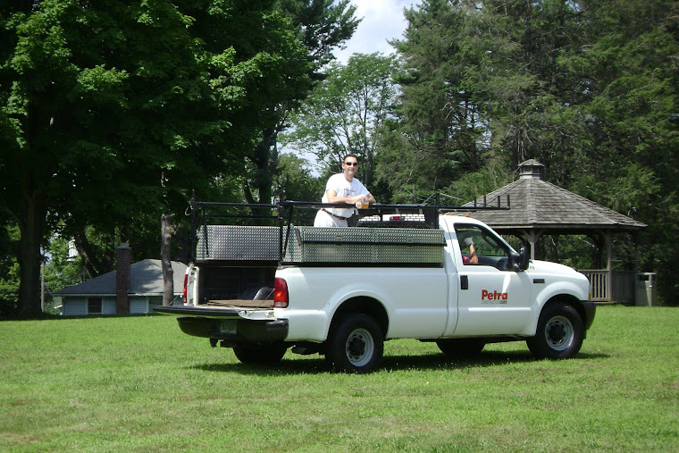 A not so BIG truck with a familiar face in the bed!