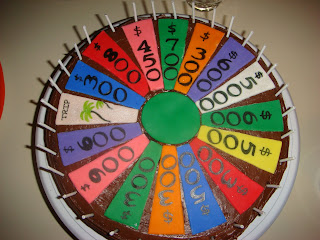 Wheel of Fortune Birthday Cake