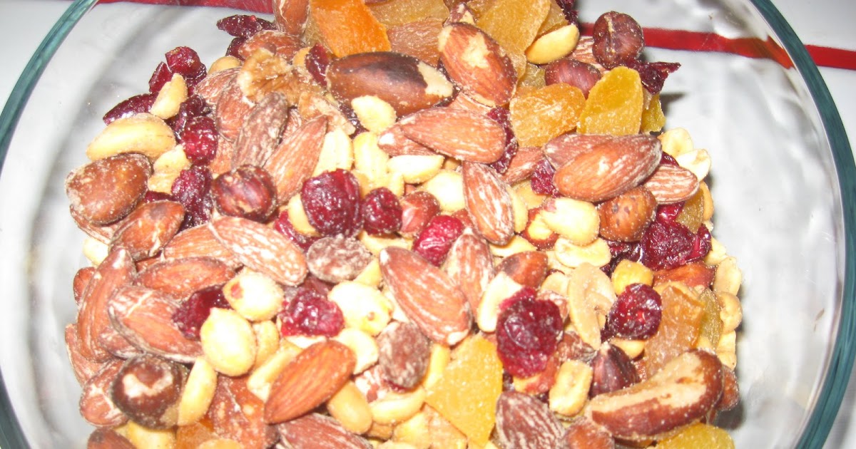 nannykim's recipes Fruit and Nut mix/appetizer