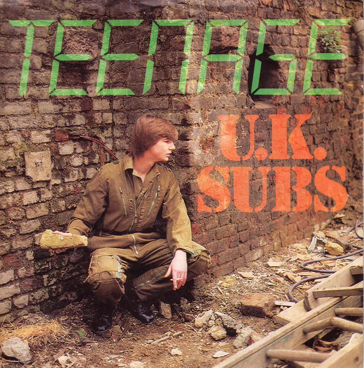 TOO SHORT A LIFE U.K. Subs Teenage (1980) 7" VinylRip