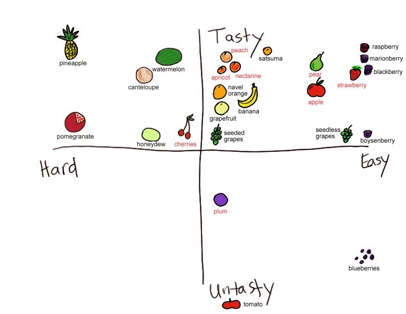 Sydney's Blog xkcd fruit chart not accurate enough