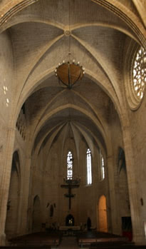boveda iglesia de valderrobres