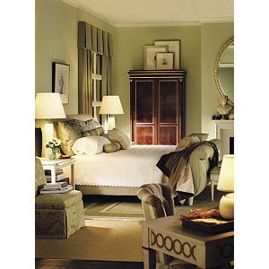 Green Upholstered Bed