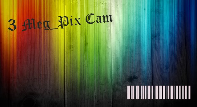 3 Meg Pix Cam
