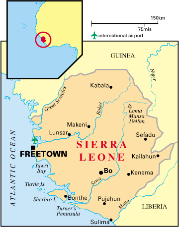 ¿Donde se encuentra Sierra Leona?