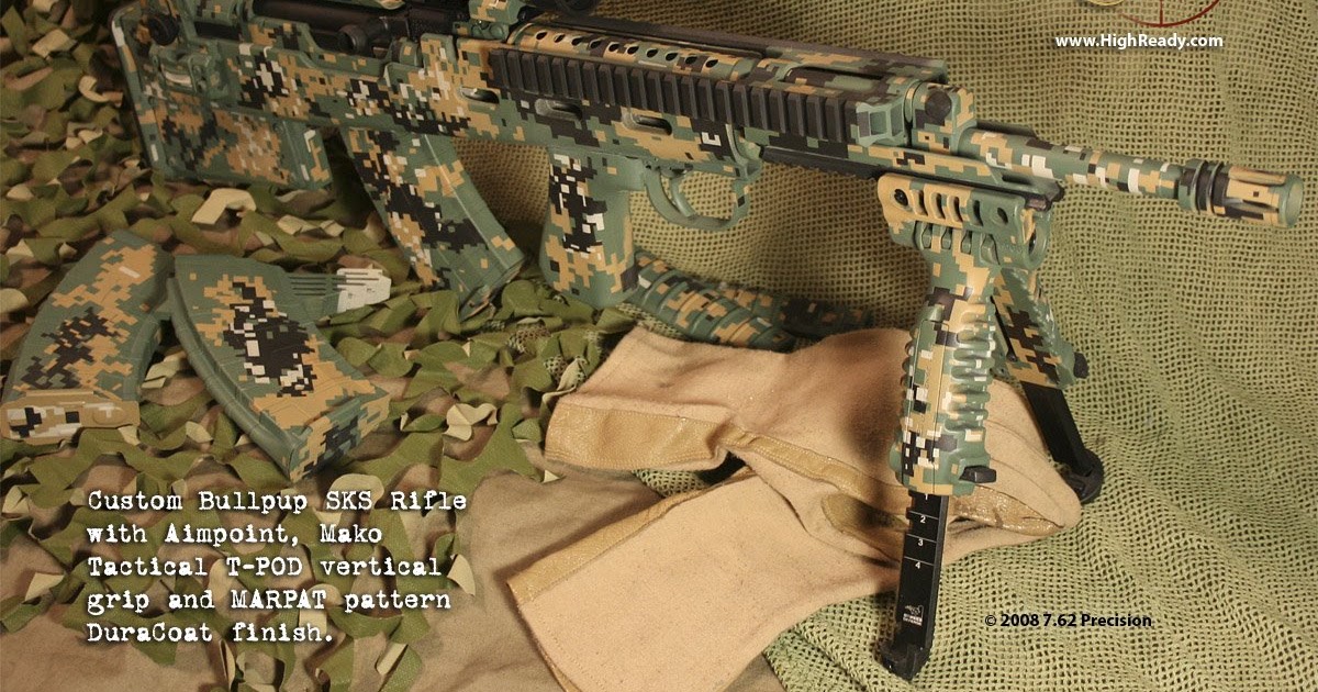 HighReady Tactical Firearm Finishes Pixilated Digital Camo Finishes