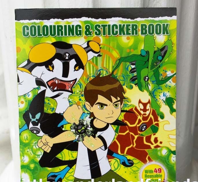 LittleWonderlandFriends: Ben 10 Coloring & 49 Stickers Sticker Book