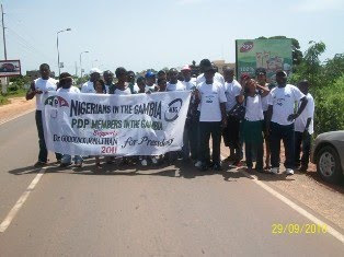 (NTG)  PDP Members in Action - in The Gambia