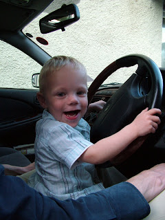 I get to drive!
