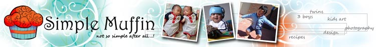 SIMPLE MUFFIN | Boys | Twins | Not so simple after all...!