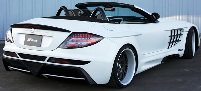 One aggressive Mercedes SLR McLaren Roadster created by Fab Design that will