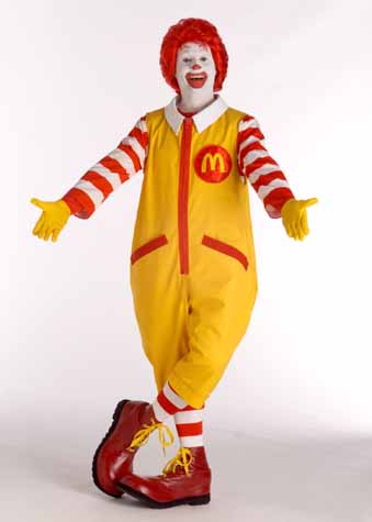 Ronald Mcdonald Halloween Costume