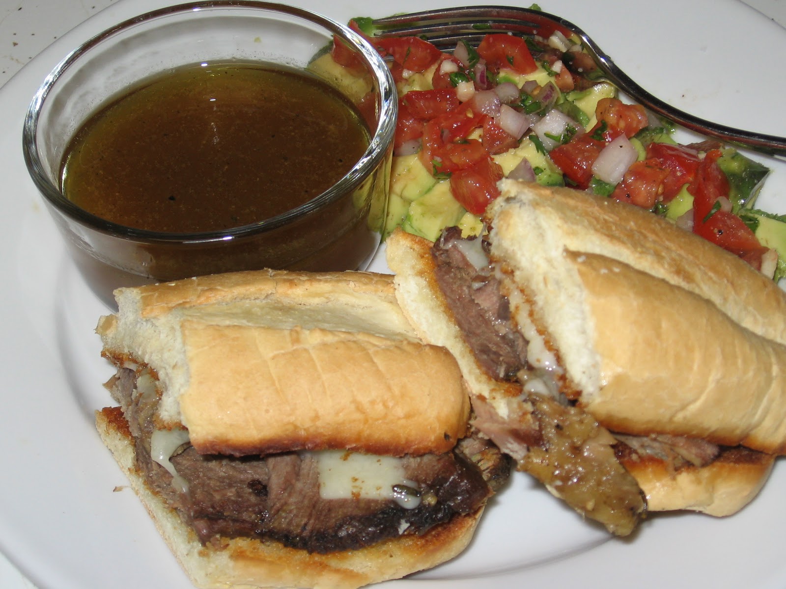 The Errant Cook Roast Beef Sandwiches with Au Jus