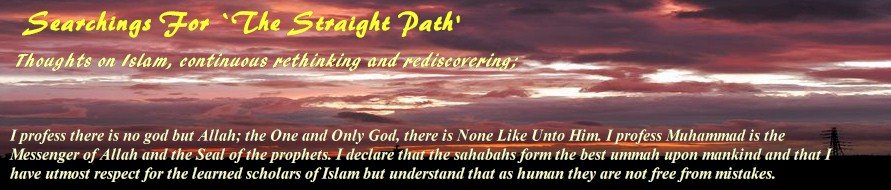 Searchings For `The Straight Path'