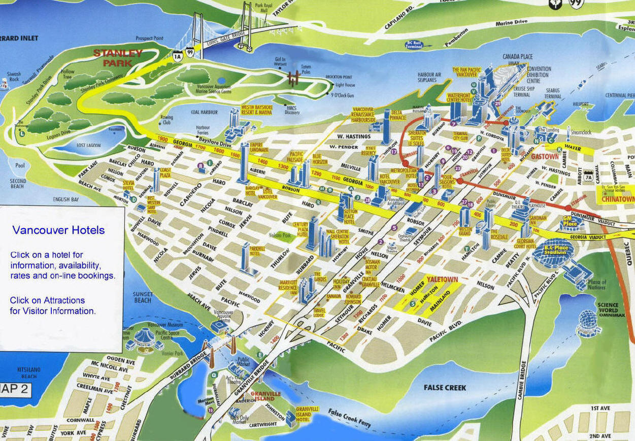 Illustrator map Vancouver Canada PDF