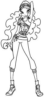 Enchanted Magical Winx: Winx Colouring-Pages