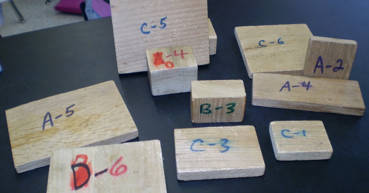 Mr. Williams 6th Grade Science Blog Density of Wood Blocks