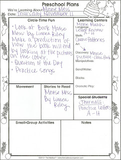 Discovery Days Preschool: Lesson Plans