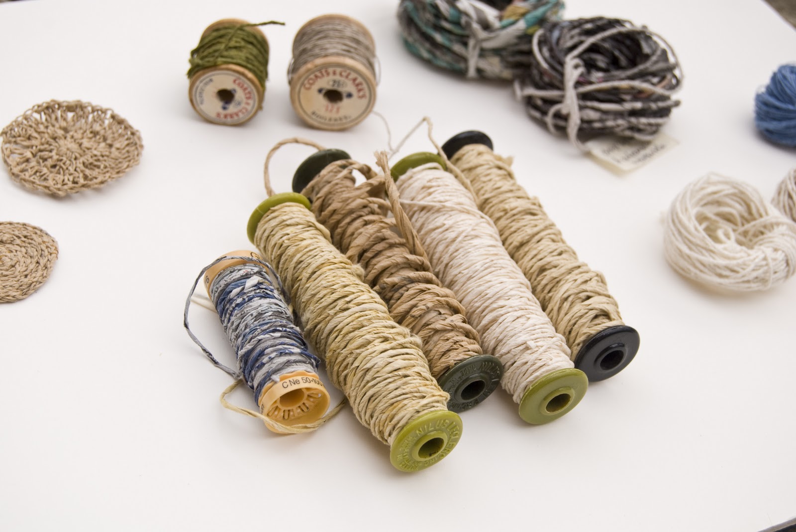 lizz aston Handspun Shifu paper thread
