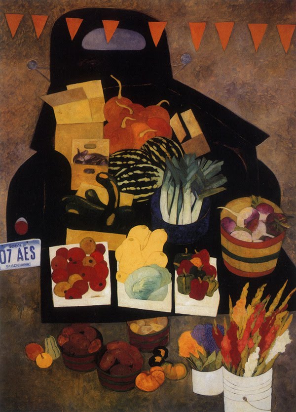 (Cirkumfleks) Magazine Painting. Gary Kelley