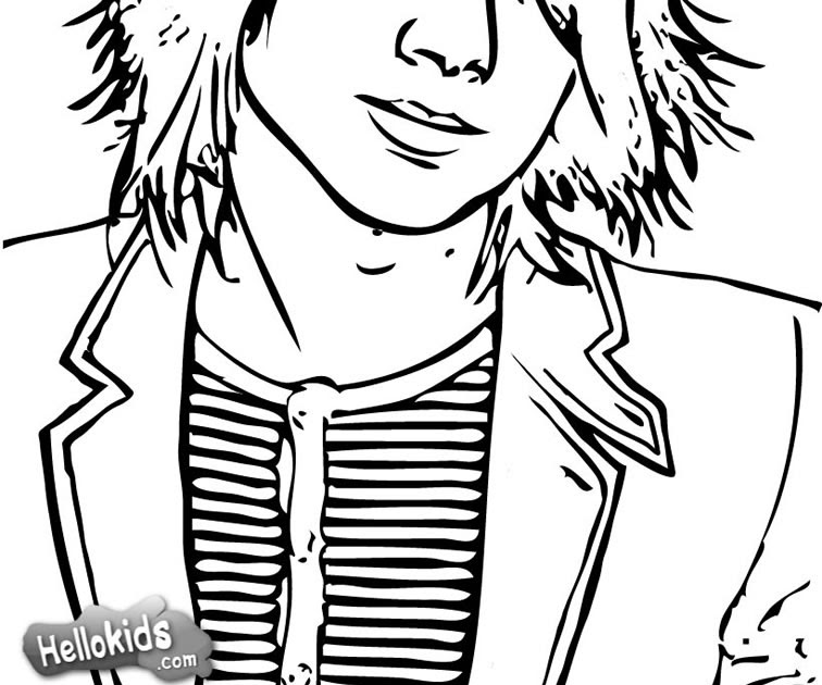 Free Coloring Pages Joe Jonas