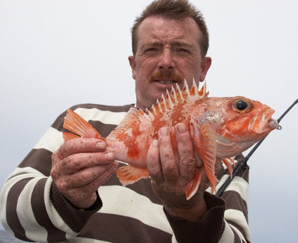 Philip Horgan with his bluemouth